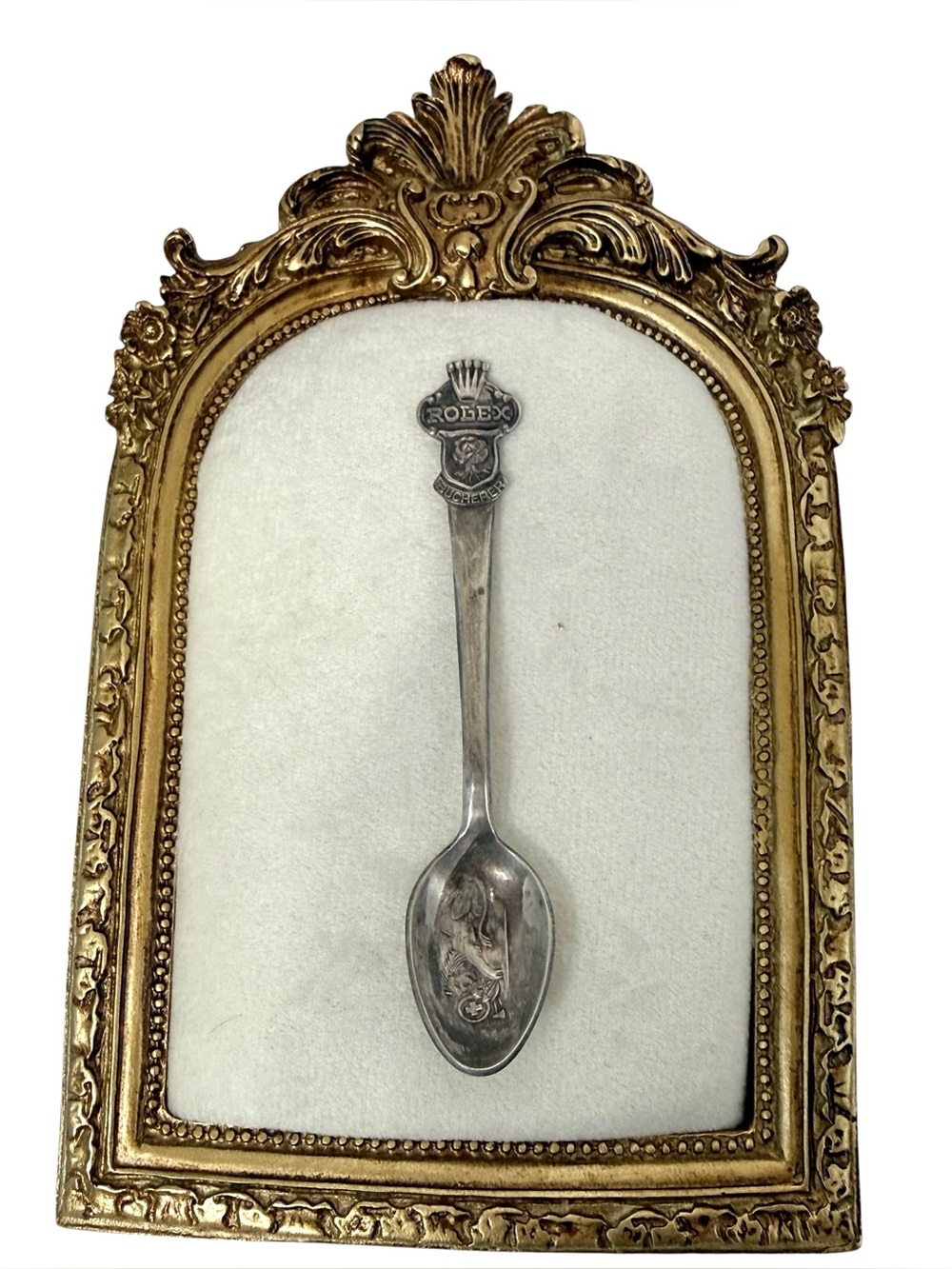 Rolex Silver Collectible Souvenir Spoon Silver Tone Bucherer of Switzerland
